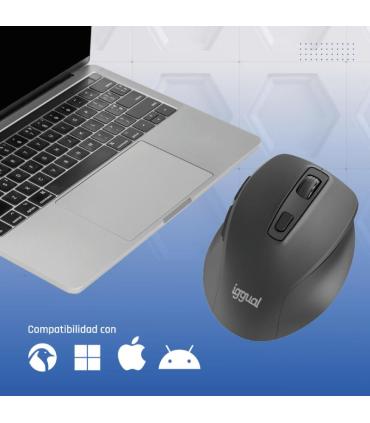 Iggual Ratn Inalmbrico ERGO-SILENT-6D 1600DPI