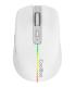 RATON COOLBOX INALAMBRICO GAMING W01 RECARGABLE RGB TIPO-C USB BLANCO