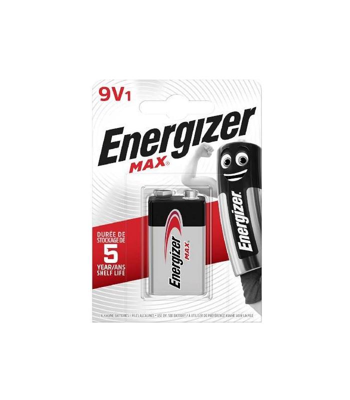BLISTER 1 PILA MAX TIPO 6LR61/6LF22 (9V) ENERGIZER