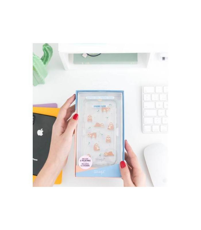 CARCASA PARA IPHONE X/XS SLOW COLLECTION-CASE SLOTH MR. WONDERFUL