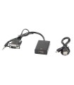 ADAPTADOR LANBERG VGA HEMBRA+AUDIO 3.5MM JACK/HDMI MACHO