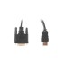 CABLE HDMI LANBERG MACHO/DVI-D 24+1 MACHO 4K DUAL LINK 3M NEGRO