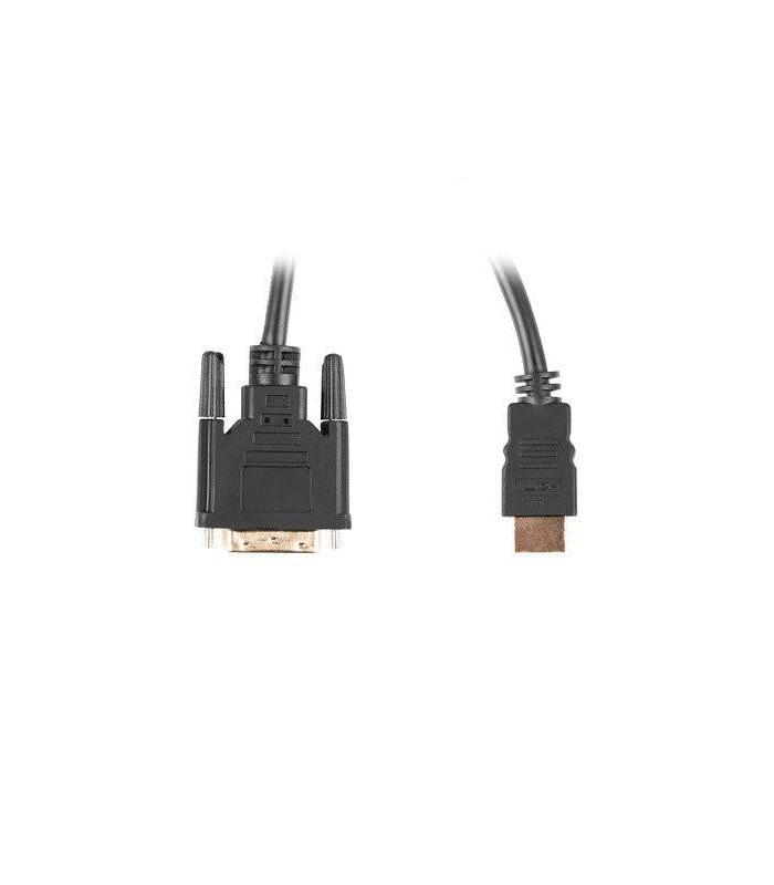 CABLE HDMI LANBERG MACHO/DVI-D 24+1 MACHO 4K DUAL LINK 3M NEGRO