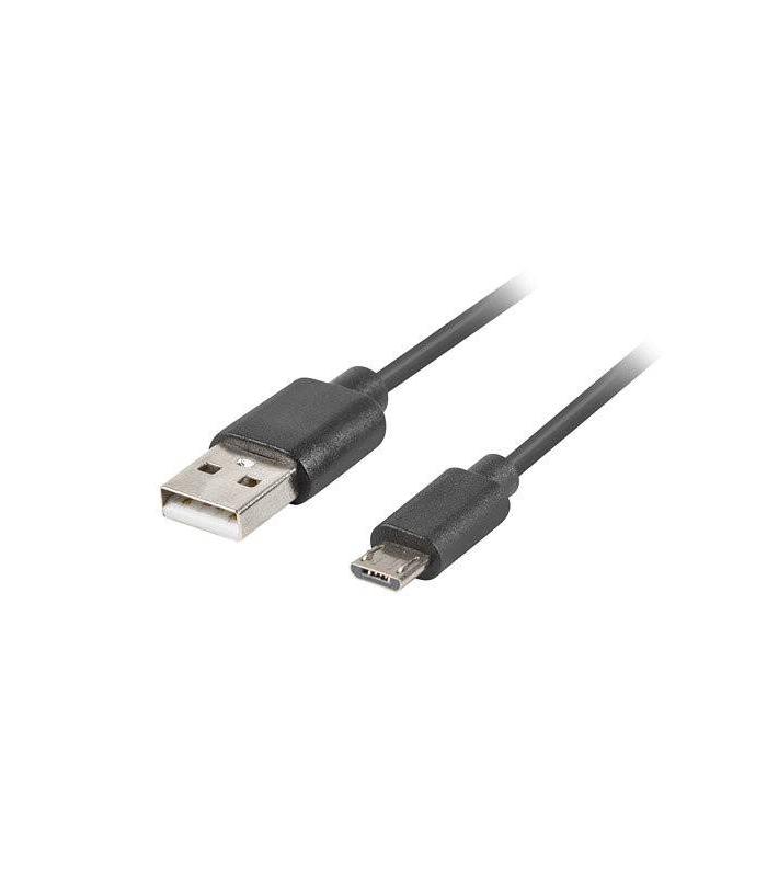 CABLE USB LANBERG 2.0 MACHO/MICRO USB MACHO QUICK CHARGE 3.0 1.8M NEGRO