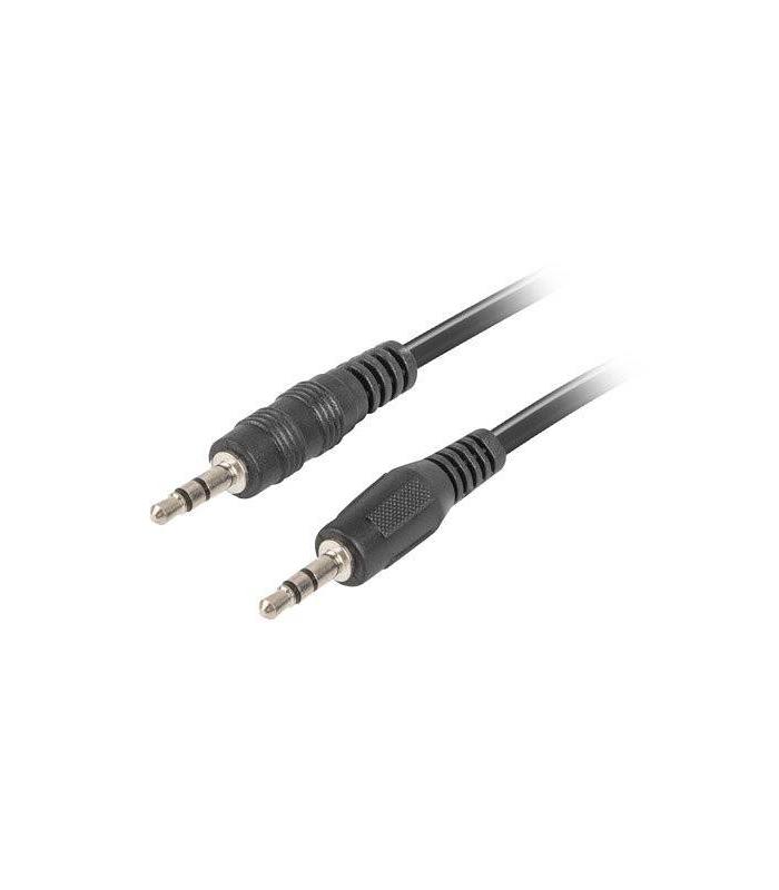 CABLE ESTEREO LANBERG JACK 3.5MM MACHO/JACK 3.5MM MACHO 2M NEGRO