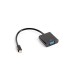 ADAPTADOR LANBERG MINIDISPLAYPORT MACHO/VGA HEMBRA 20CM NEGRO