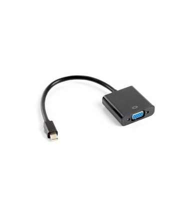 ADAPTADOR LANBERG MINIDISPLAYPORT MACHO/VGA HEMBRA 20CM NEGRO