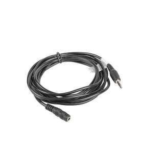 CABLE ESTEREO LANBERG JACK 3.5 MM MACHO/JACK 3.5MM HEMBRA 3M NEGRO