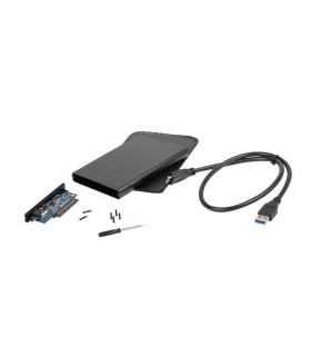 CAJA EXTERNA NATEC RHINO DISCO DURO 2,5\" USB 2.0 SATA NEGRA