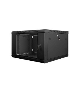 ARMARIO RACK LANBERG 6U 600X600X368 AUTO ENSAMBLADO 19\" HASTA 60 KG NEGRO