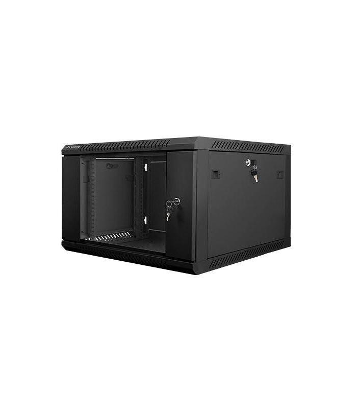ARMARIO RACK LANBERG 6U 600X600X368 AUTO ENSAMBLADO 19\" HASTA 60 KG NEGRO