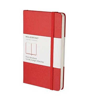 MOLESKINE NOTEBOOK BOLSILLO. LISO. TAPA DURA. ROJO