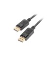 CABLE LANBERG DISPLAYPORT MACHO MACHO 4K NEGRO 1.8M