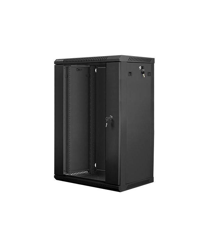ARMARIO RACK LANBERG 18U 600X450X901 AUTO ENSAMBLADO 19\" HASTA 60 KG NEGRO
