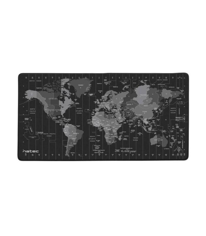 ALFOMBRILLA NATEC TIME ZONE MAP MAXI 800X400 MM RATON