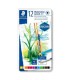 ESTUCHE METLICO CON 12 LPICES, COLORES SURTIDOS STAEDTLER 146C M12