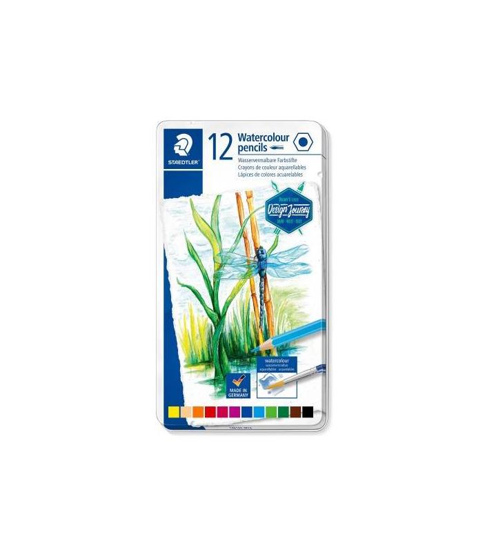 ESTUCHE METLICO CON 12 LPICES, COLORES SURTIDOS STAEDTLER 146C M12