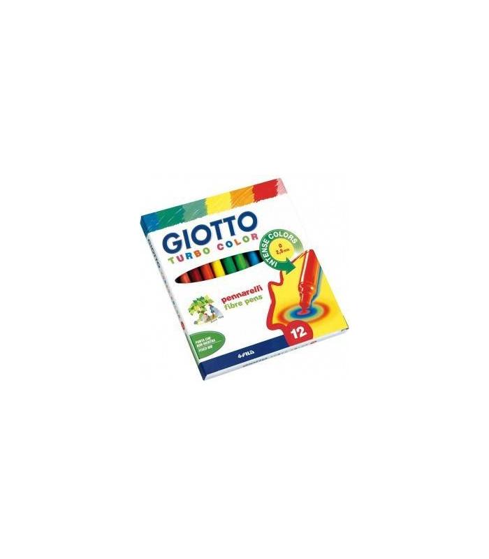 ESTUCHE 12 ROTULADORES TURBO COLOR GIOTTO F416000