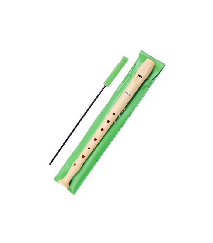 FLAUTA ESCOLAR SINTETICA CON FUNDA VERDE HOHNER HH9508