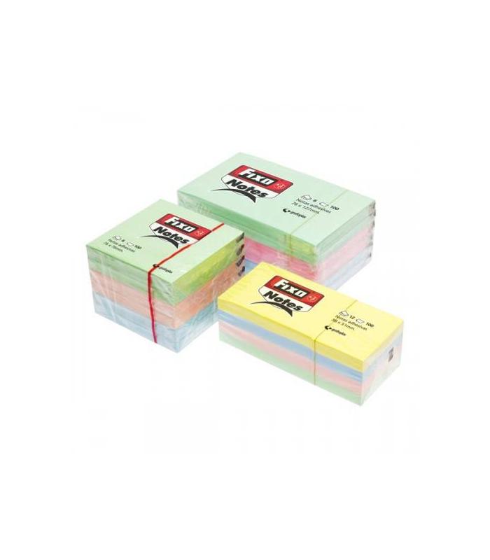 CUBO 400 NOTAS ADHESIVAS 76X76MM PASTEL FIXO 65005493