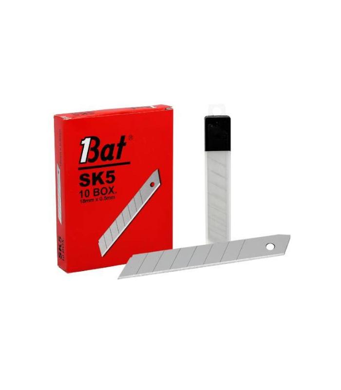 BLISTER 10 CUCHILLAS ANCHAS DE 18 MM. ALTA CALIDAD BISMARK 319184