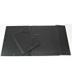 CARPETA FORMATO FOLIO GOMAS Y SOPALAS PVC NEGRA IBERPLAS 343CS00