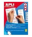 CAJA 100 HOJAS ETIQUETA BLANCA ILC 105X37 1274 APLI