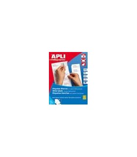 CAJA 100 HOJAS ETIQUETA BLANCA ILC 70X42.4 1276 APLI