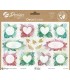 SOBRE CON 2 HOJAS 76X120MM Y 30 PEGATINAS FONDO JARDIN AVERY 54564