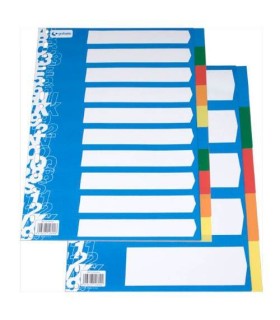 JUEGO SEPARADOR FOLIO 5 POSICIONES ECOLOGICO 16T GRAFOPLAS 41270000