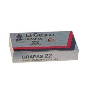 CAJA DE 1000 GRAPAS GALVANICZADAS MODELO 22/6G EL CASCO 1G00221