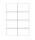 CAJA 100 HOJAS ETIQUETAS BLANCAS SIN MRGENES-LSER/INYECCIN DE TINTA/FOTOCOPIADORAS-105X74 MM MEGASTAR LP4MS-10574