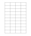 CAJA 100 HOJAS ETIQUETAS BLANCAS SIN MRGENES-LSER/INYECCIN DE TINTA/FOTOCOPIADORAS-52X30 MM MEGASTAR LP4MS-5230