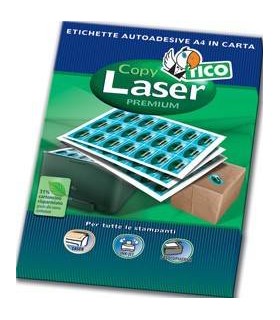 CAJA 100 HOJAS ETIQUETAS BLANCAS SIN MRGENES-LSER/LSER DE COLOR/INYECCIN DE TINTA/FOTOCOPIADORAS-210X297 MM TICO LP4W-210297