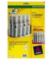 PAQUETE 20 HOJAS ETIQUETAS DE POLISTER BLANCO-IMPRESORAS LSER-99,1X42,3 MM AVERY L4776-20