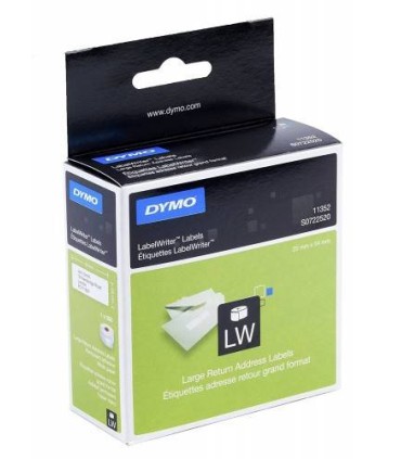 ROLLO ETIQUETAS LABELWRITER 25X54MM BLANCO DYMO S0722520