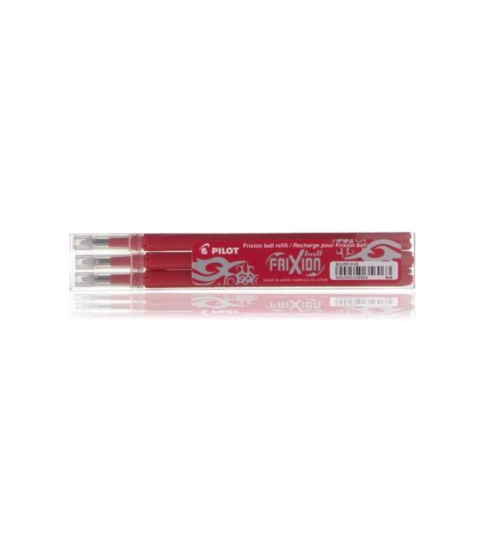 PACK 3 RECAMBIOS FRIXION ROJO PILOT BLS-FR7-R-S3
