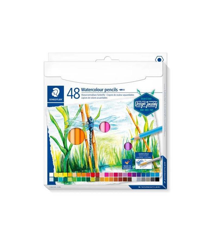 LPICES DE COLORES ACUARELABLES 146 10C, 48 PZAS STAEDTLER 14610C C48
