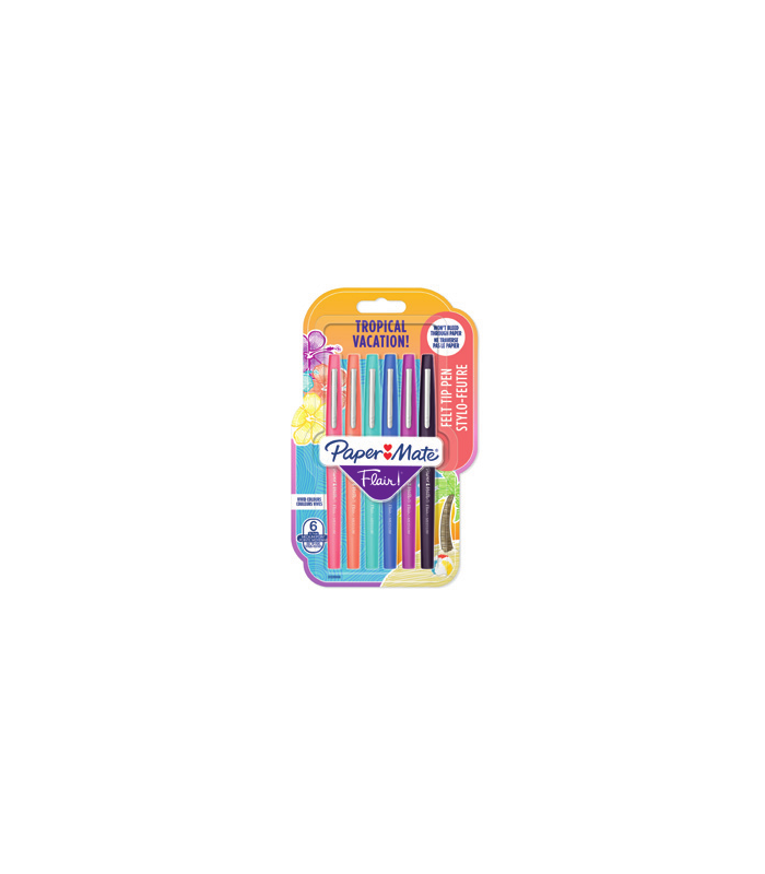 FLAIR M. TROPICAL VACATION BL6 PAPER MATE 2028906