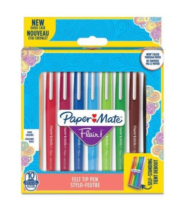 FLAIR BLISTER 10 COLORES SURTIDOS PAPER MATE 2028898