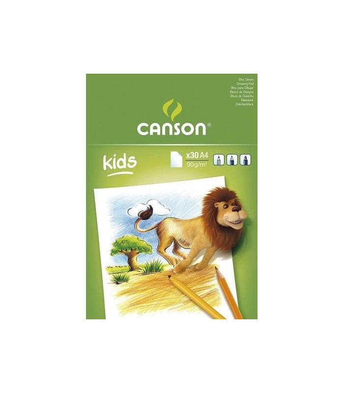 KIDS BLOC DIBUJO A4 90 GR 21X29,7 GUARRO CANSON C400015583