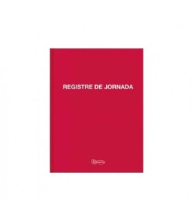 Miquelrius 5390 registro comercial (libro) Rojo 40 hojas