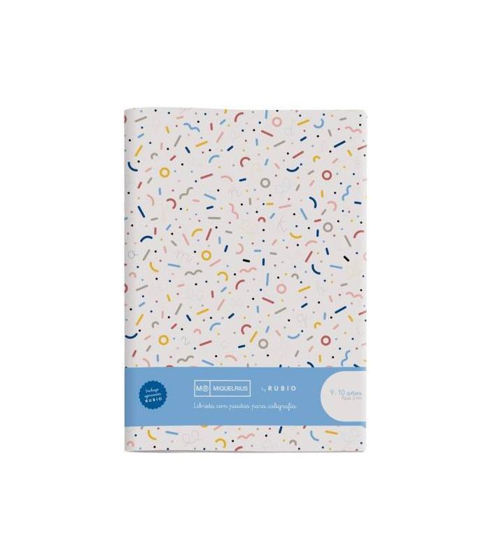 CUADERNO GRAPADO A4 50HOJAS PAUTA 3MM MR CON EJERCICIOS RUBIO MIQUELRIUS 8145.