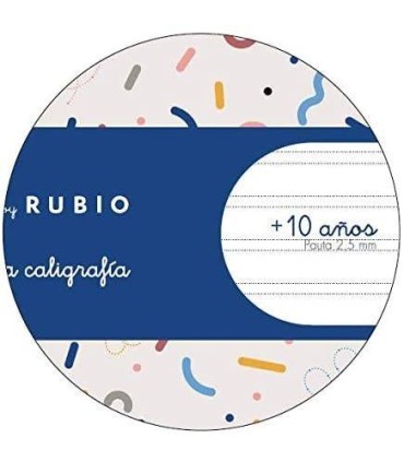 CUADERNO GRAPADO A4 50HOJAS PAUTA 2,5MM MR CON EJERCICIOS RUBIO MIQUELRIUS 8146