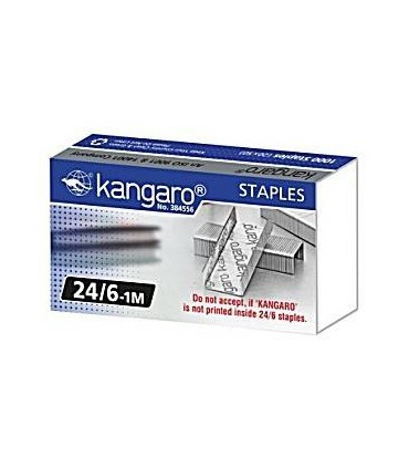 CAJA 1000 GRAPAS 24/6-1M KANGARO KG2461M
