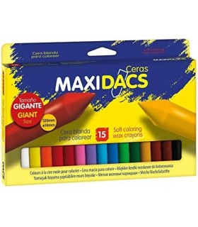 ESTUCHE 15 CERAS PARA NIOS MAXIDACS DACS DX050216