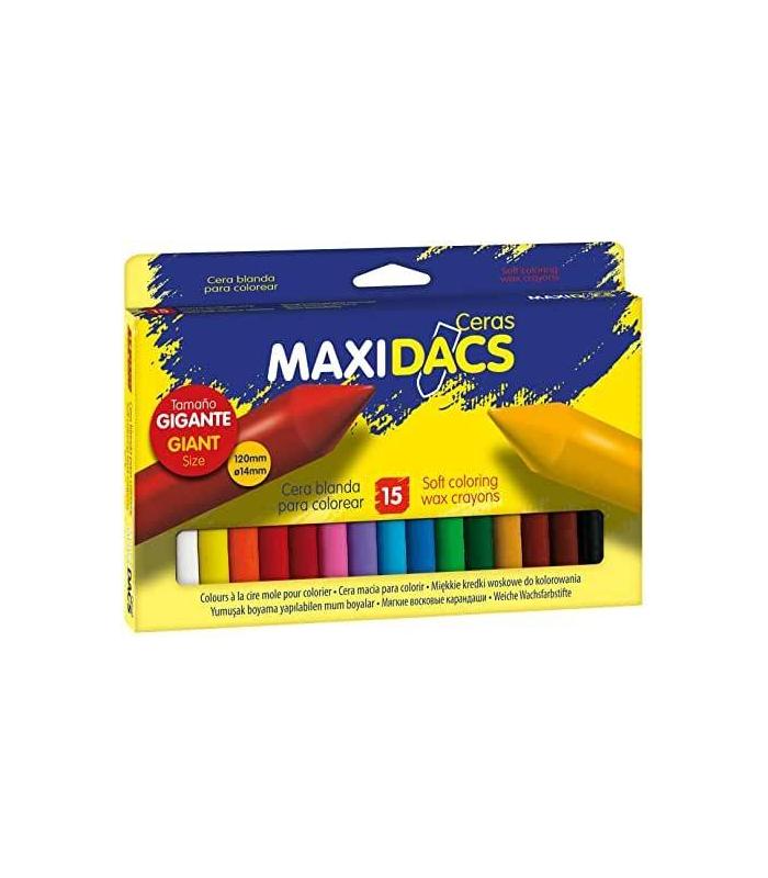 ESTUCHE 15 CERAS PARA NIOS MAXIDACS DACS DX050216