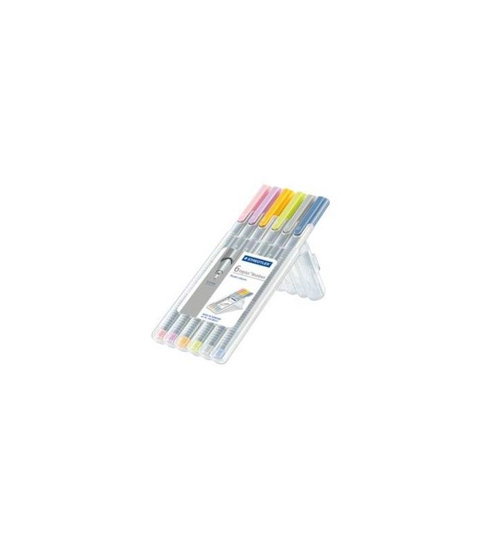 ESTUCHE 6 PZASTRIPLUS FINELINER 334, SURT. NEN STAEDTLER 334 SB6CS3