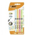 BLISTER 4 MARCADORES FLUORESCENTE COLORES PASTEL BIC 964859