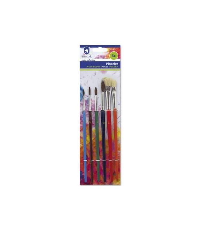 SET DE 6 PINCELES SURTIDOS BISMARK 326064